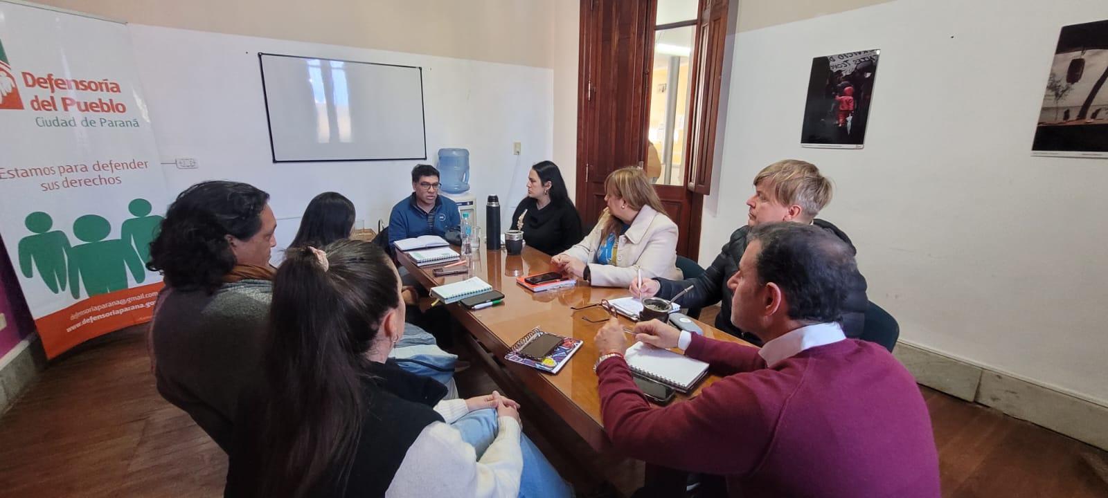 Los Defensores del Pueblo recibieron a referentes de la Red de CAAC que atiende situaciones de adicciones en barrios