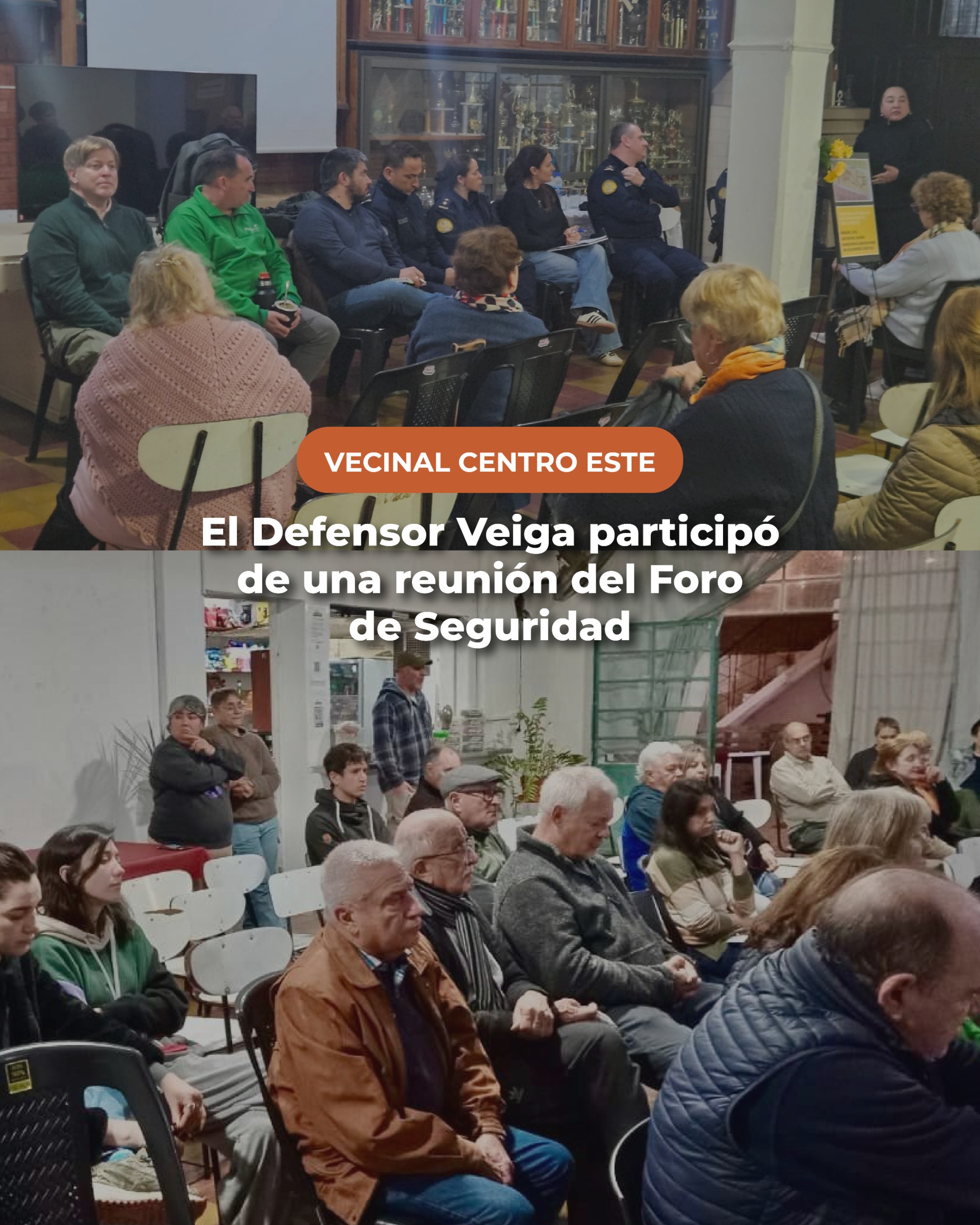 Encuentro del Foro de Seguridad en la vecinal Centro Este